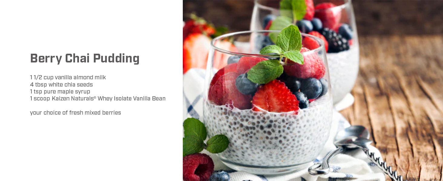 Berry Chai Pudding