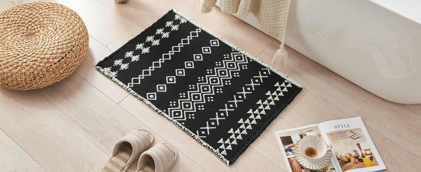 BOHO BATHROOM RUGS