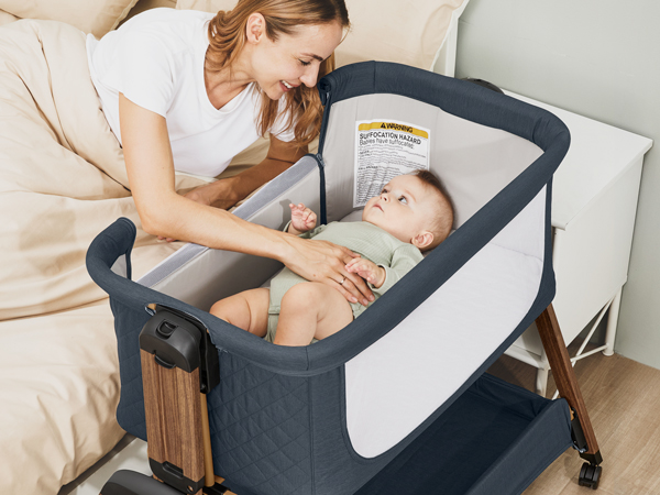 Amazon.com: Jimglo 3 in 1 Baby Bassinet, Rocking Bassinets