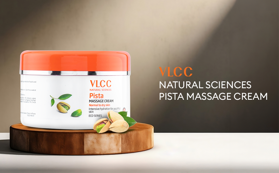 VLCC Pista Massage Cream 200g For Intensive Hydration and Radiance