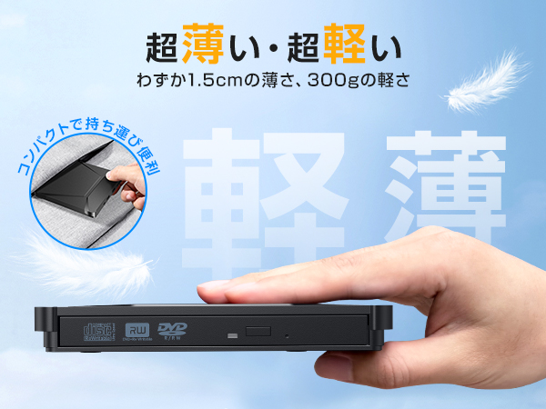 Amazon.co.jp: DVDドライブ 外付け 『2025革新高速版・1台多役