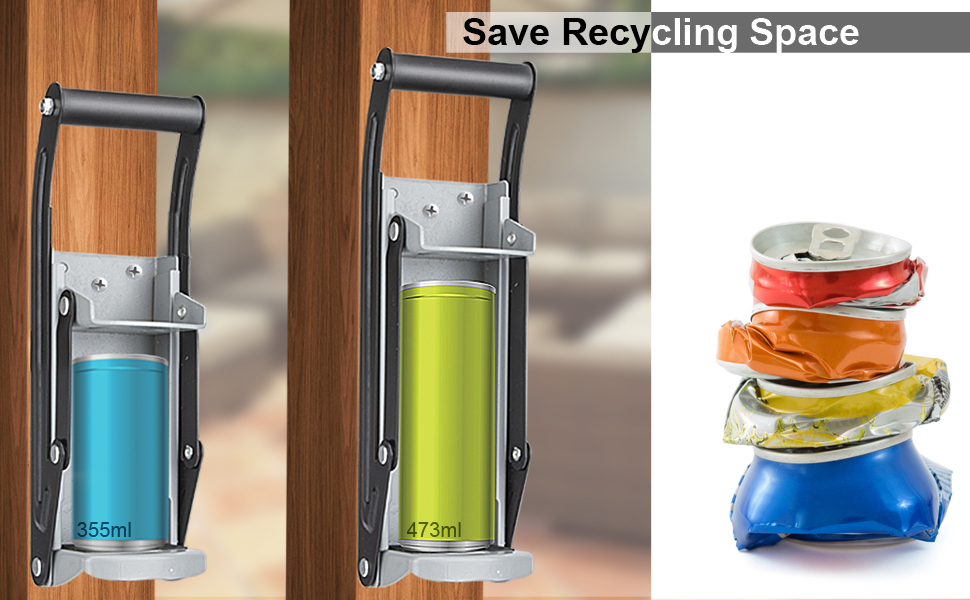 16 Oz. Can Crusher Wall Mounted, Heavy Duty Can Crushers