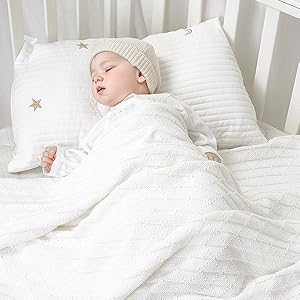white baby blanket