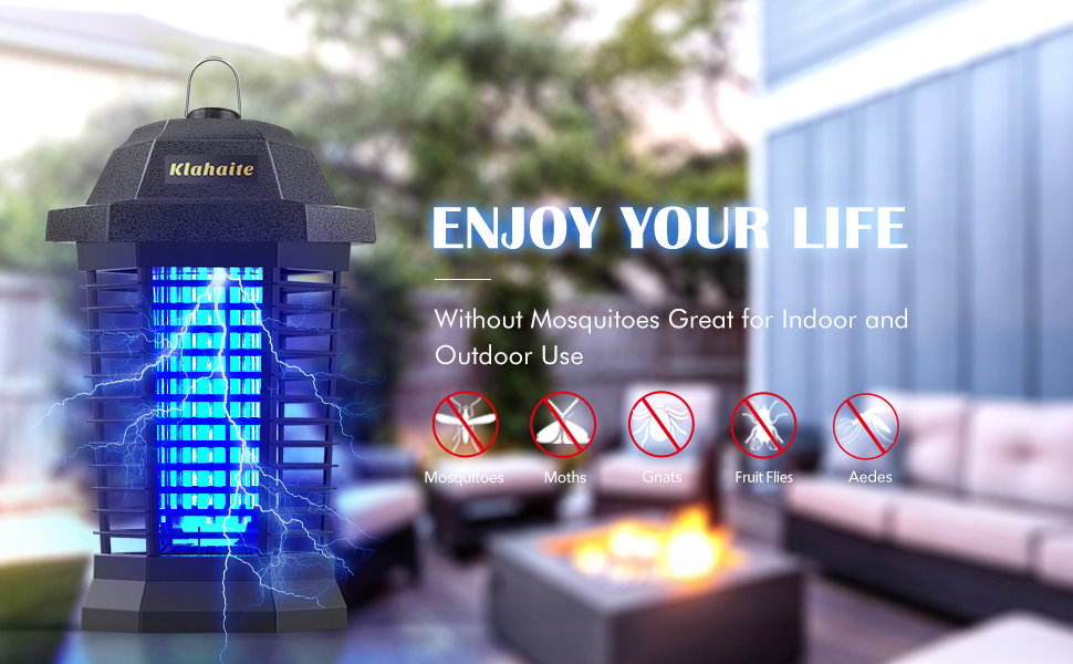 Klahaite Bug Zapper for Outdoor and Indoor, 4200V High