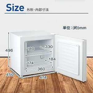 Amazon.co.jp: MAXZEN 冷凍庫 家庭用 小型 31L コンパクト