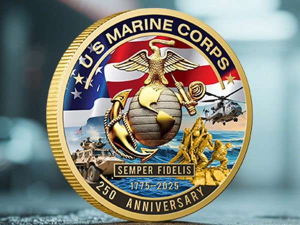 \"WORLD HERITAGE\" DOUBLE-DECADE COMPLE… Amazon.com: USMC 250th Anniversary Challenge Coin – Double