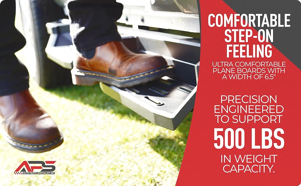 APS Drop Steps Running Boards Side Steps Compatible with Dodge Ram 1500