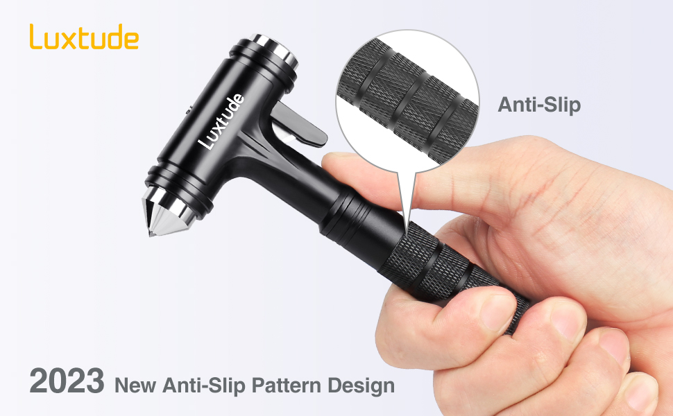 Luxtude Car Window Breaker, 2023 Upgrade Window Breaker Seatbelt Cutter