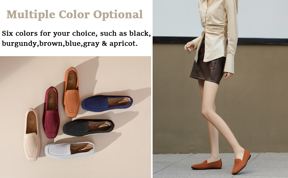 women slip on loafers