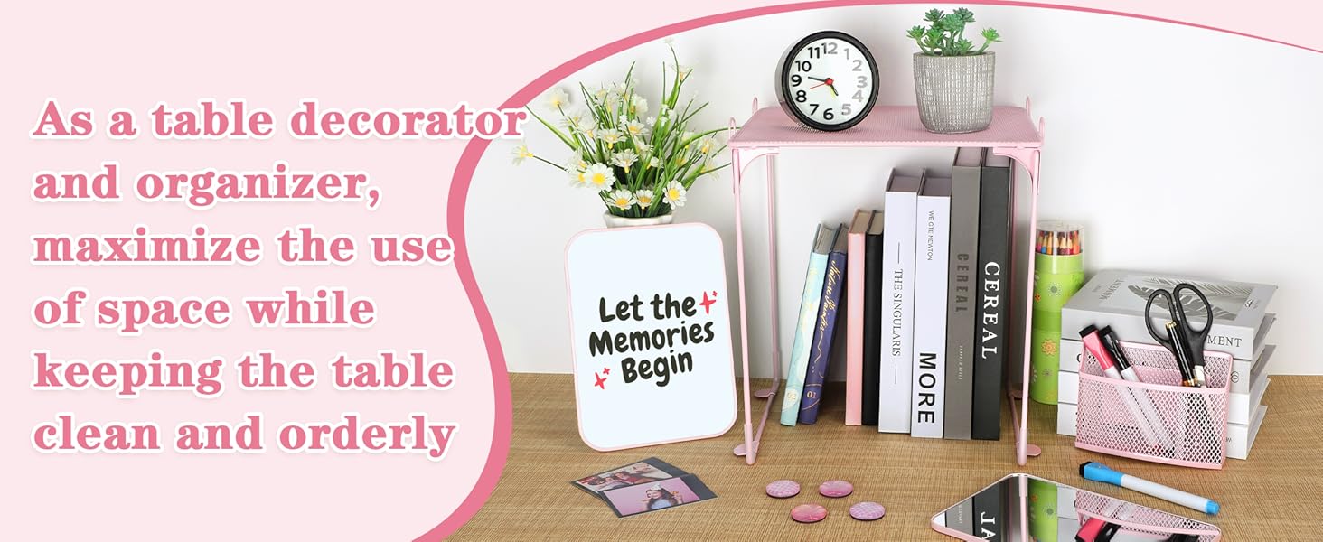 Back to School Essentials Locker Accessories Kit Pink Locker Organizer Decorations Supplies
