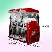 Kolice フローズンドリンクマシン アイススラッシュマシン XRJ12LX3 Kolice フローズンドリンクマシン アイススラッシュマシン