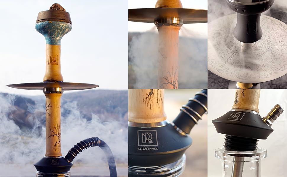 シーシャ【フルセット】 MYA MZ146 silver blue(MZ146シルバー/ ブルー)