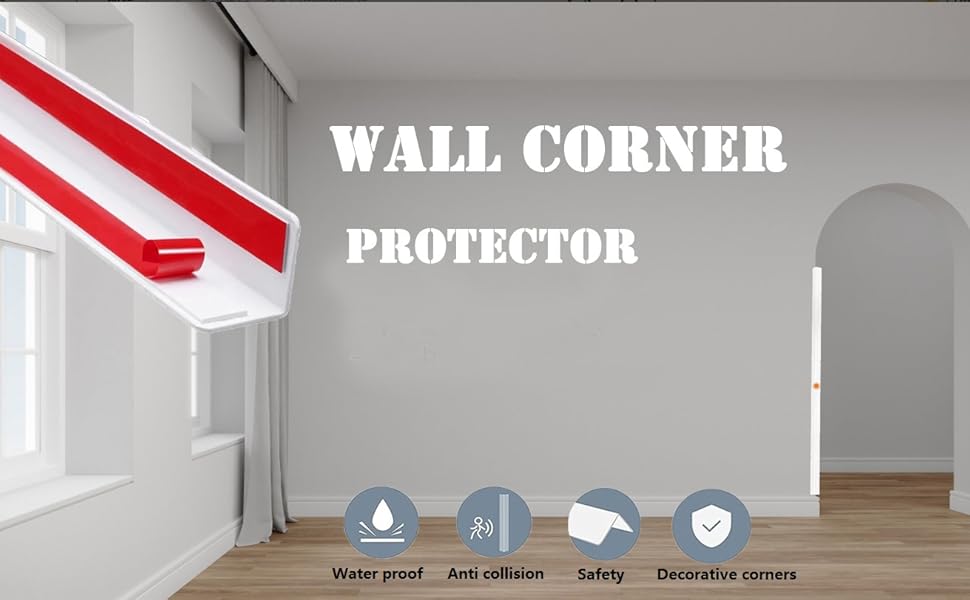 Apoctsddo Wall Corner Protector, 2 PCS SelfAdhesive