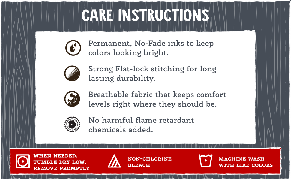 Care instructions 