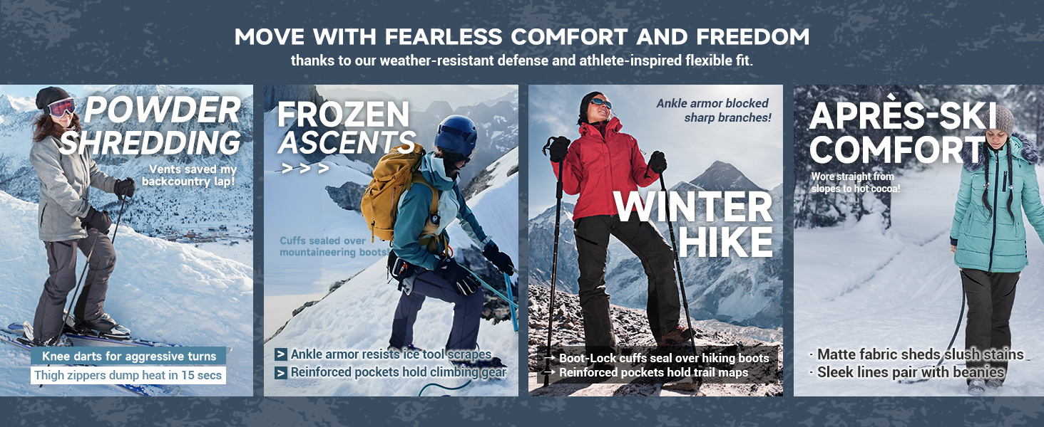 insulated pants women