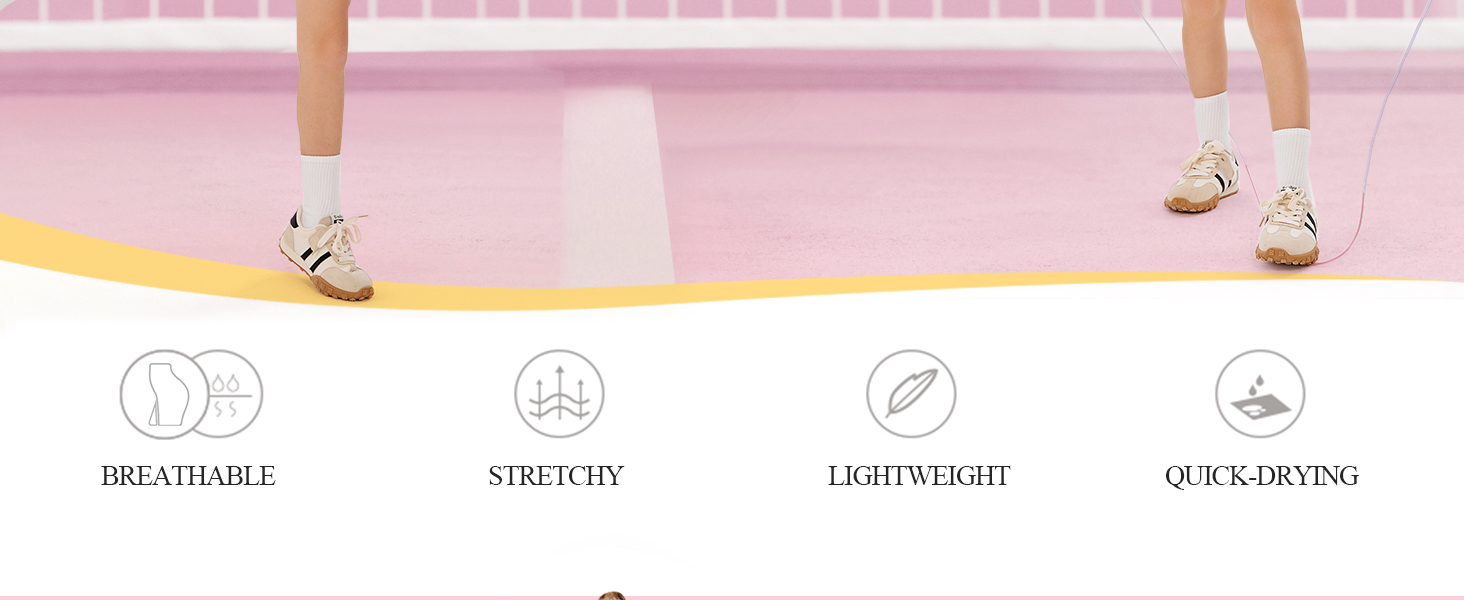 Girls High Waisted Running Shorts Quick Dry Workout Shorts Patchwork Atheltic Sports Shorts