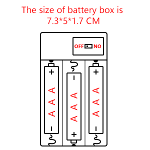 Light string with battery case