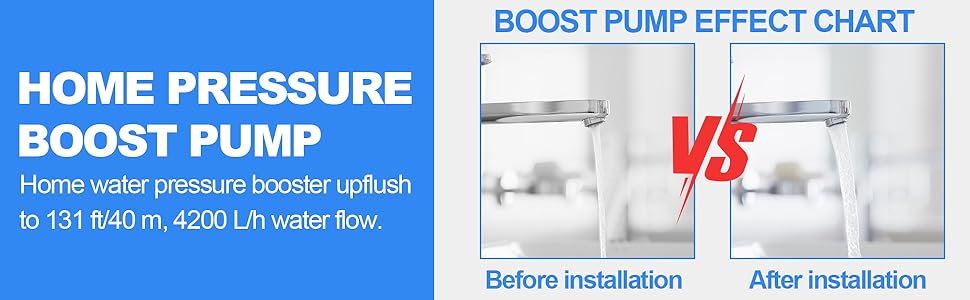 water pressure booster