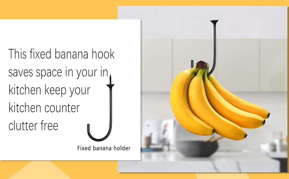 FFQ Banana Hook Hanger,Banana Hook Under to Keep