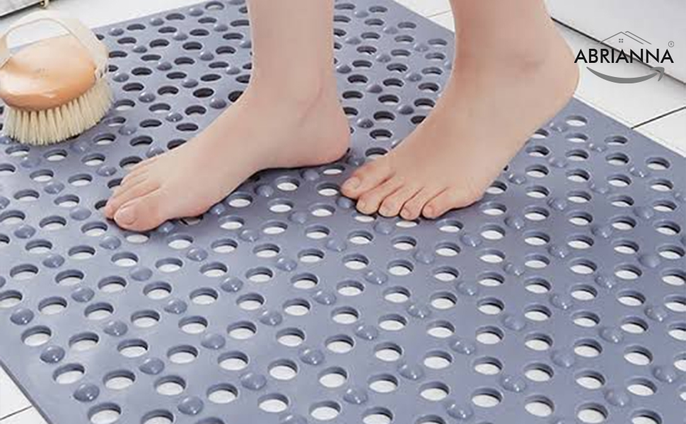 Bath Shower Mats Non Slip Extra Large Durable Square Anti Mould