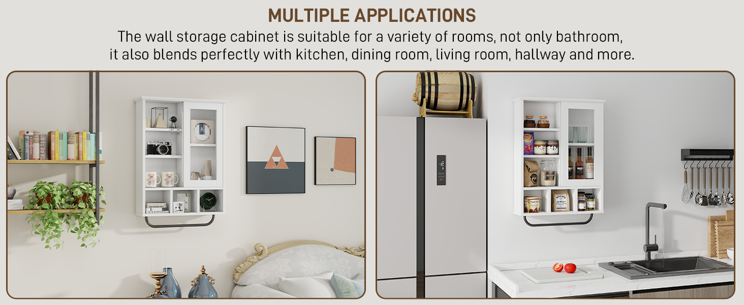 Bathroom Wall w/Glass Sliding Door, Modern Medicine