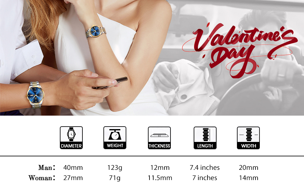 couple diamond watch