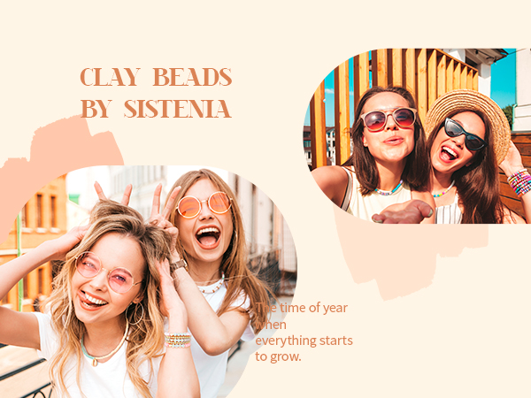 clay beads friendship bracelet kit