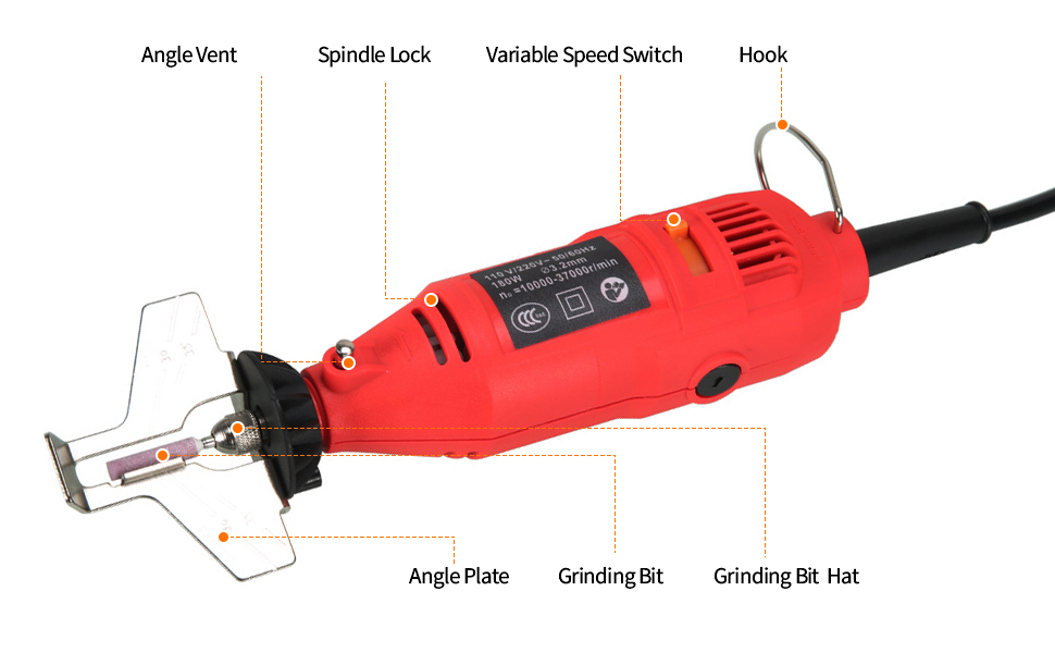 Electric Chainsaw Sharpener Kit 180W Power Chainsaw Sharpening