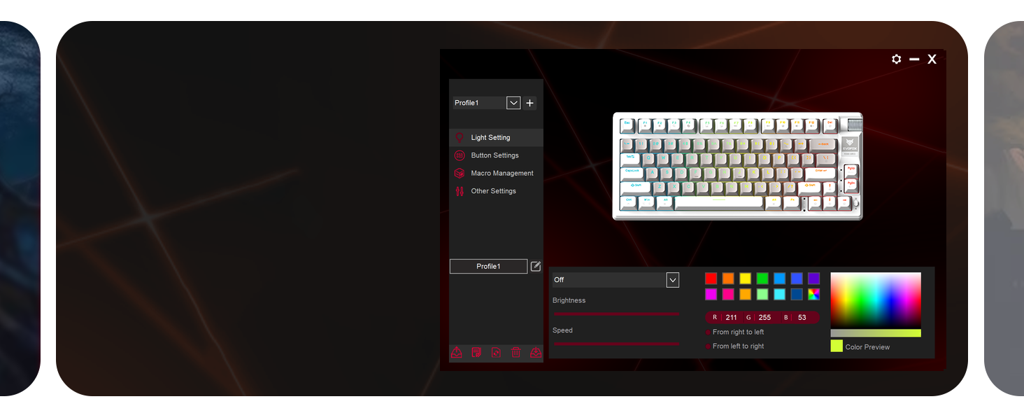 Evofox Ronin TKL Wired Mechanical Keyboard