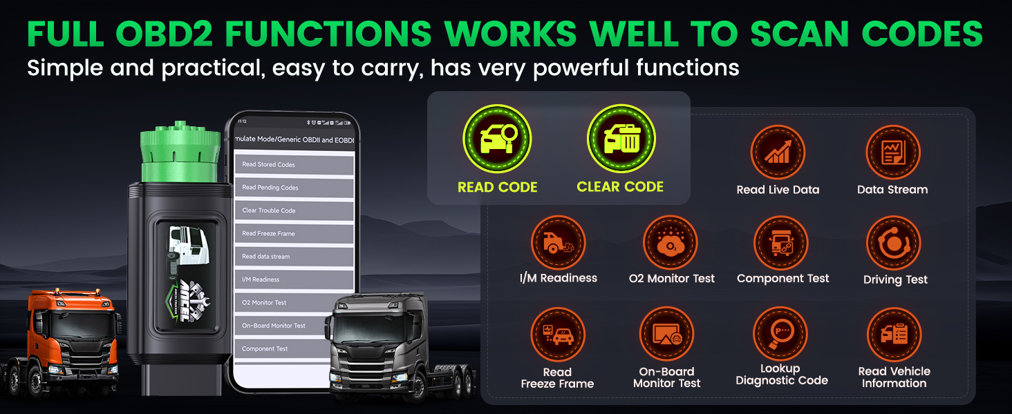 otr diagnostic tool for semi truck