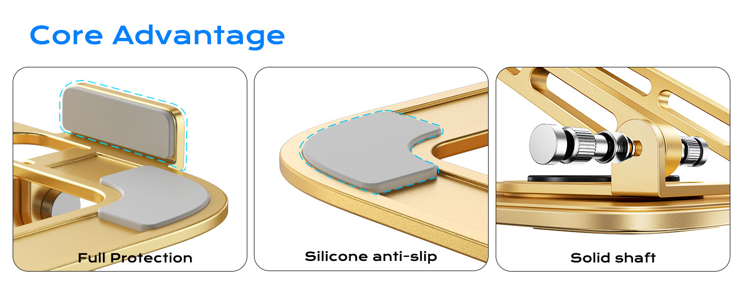 Multi functional laptop stand,Aluminum alloy rotating laptop stand,DJ stand,Book laptop stand