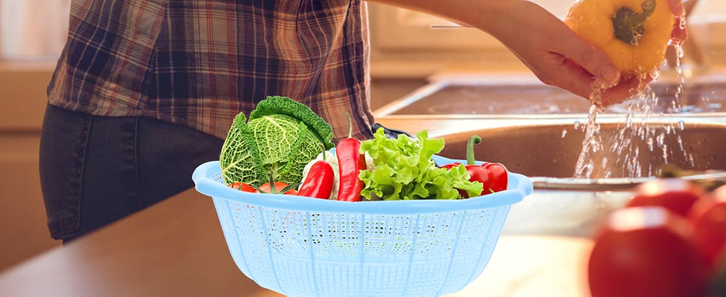 plastic colander