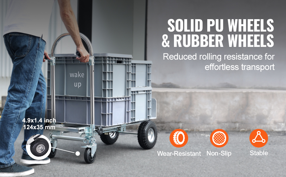 Manico Regolabile e 2 Ruote