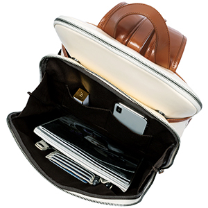 Leather Laptop Backpack Purse