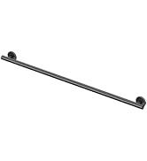 Gatco 858MX Latitude II, Grab Bar, 42”, Matte Black/ADA Compliant Wall Mount Stainless Steel 42 I...