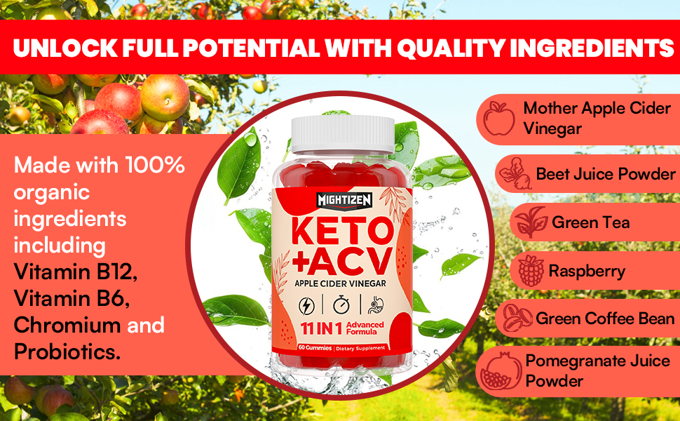 apple cider vinegar gummies apple cider vinegar with mother Detox keto acv gummies
