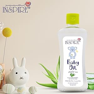 inspire baby oil aloe