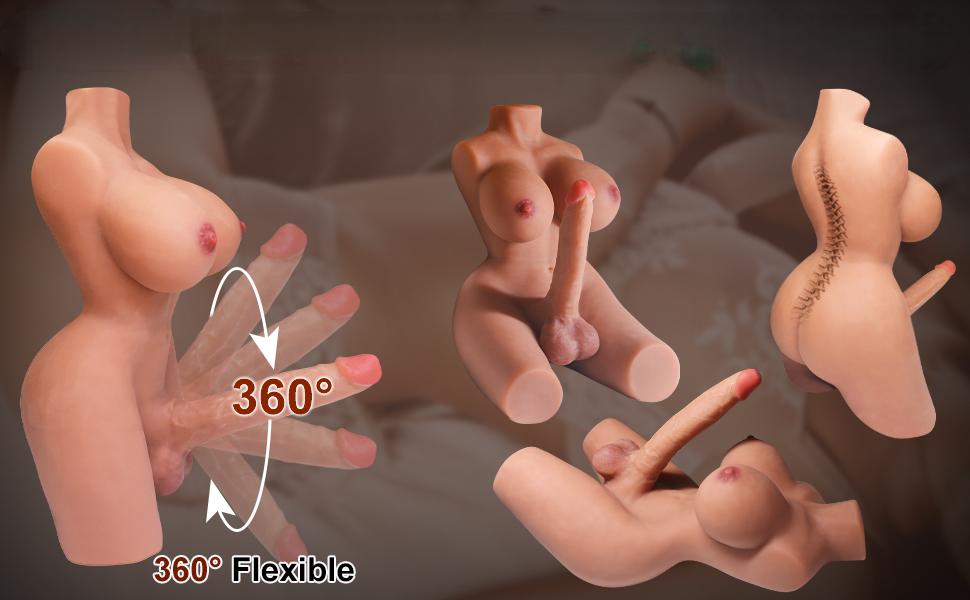 full size shemale sex doll trans sex doll life size shemale torso sex doll with dildo