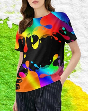 colorful t-shirts