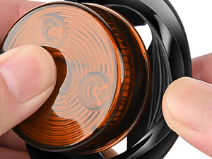 2inch Amber round side marker light clearance lights