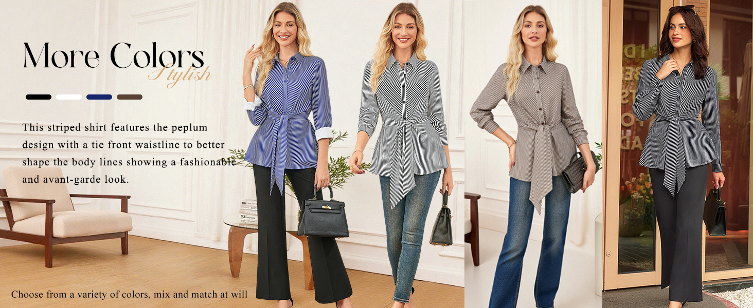 Womens Business Casual Tops