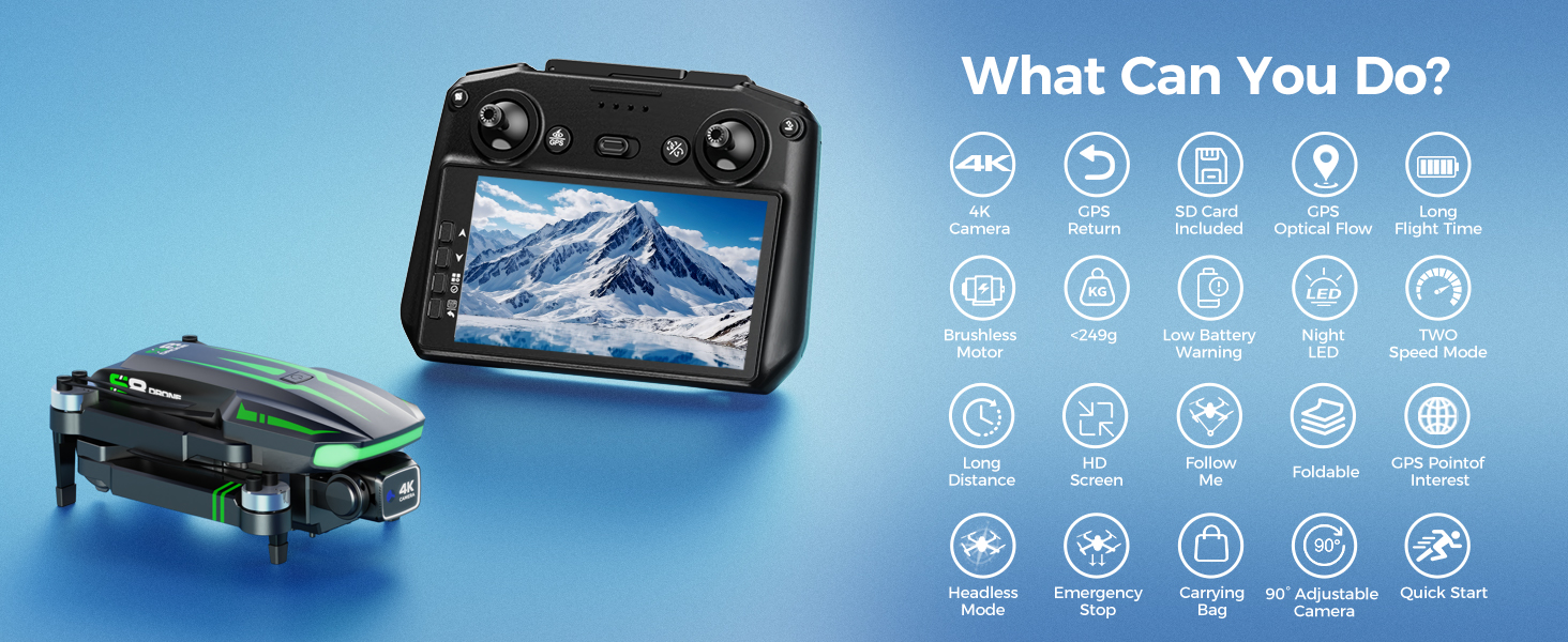 DRONE WITH 4K CAMERA