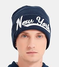 new york beanie unisex front