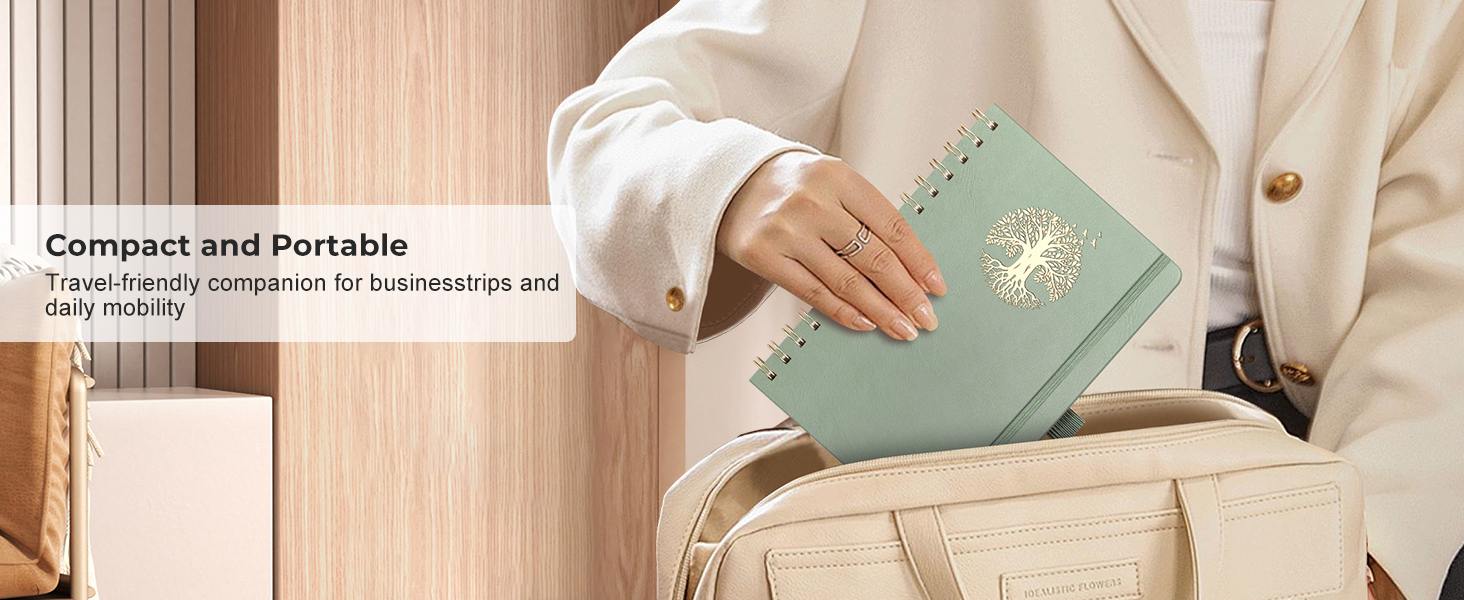 RETTACY B5 NotebookGraph Grid Wirebound Journal,Note Pad for Women Men