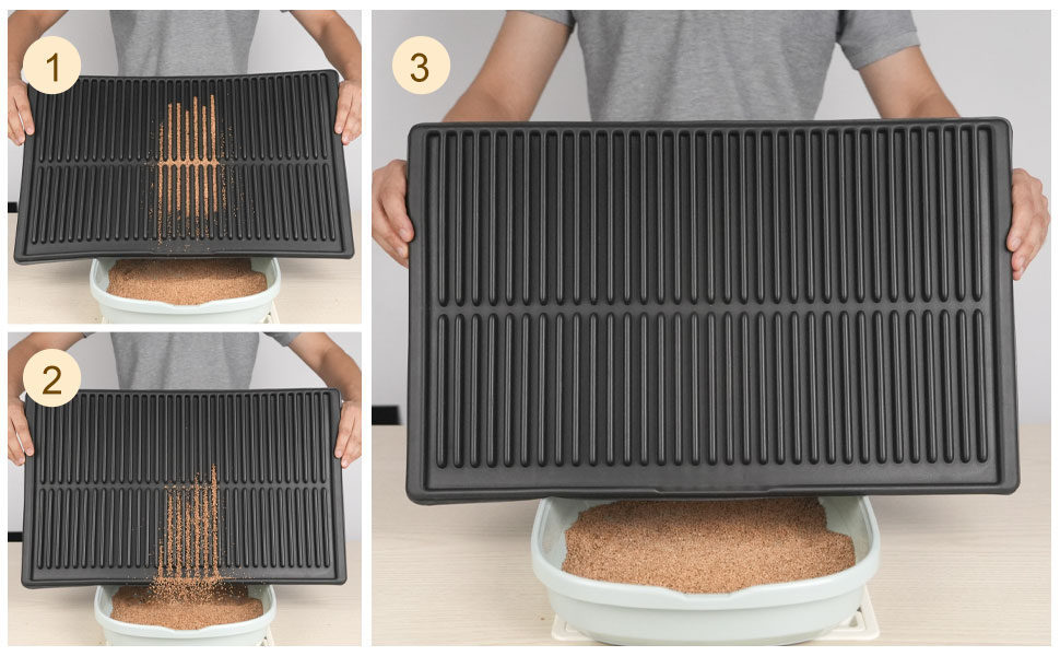 PetNova Cat Litter Mat for Kitty Litter Box Super Easy to