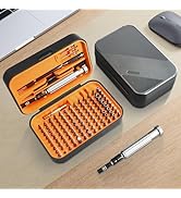 BAIQI Manual Screwdriver Set 150 in 1 Repair Tool Kit Set with 120 Bits Magnetic Precision Screwd...