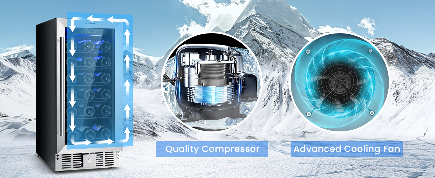 under counter wine fridge