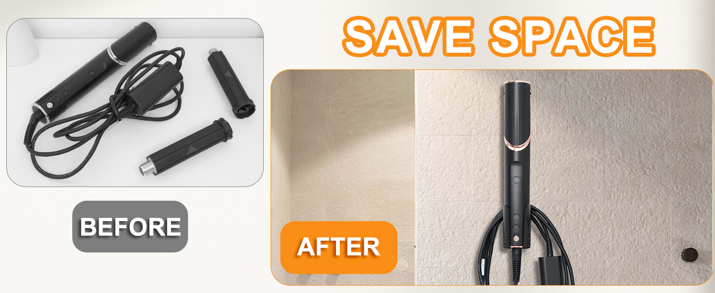 hair dryer holder wall mount
