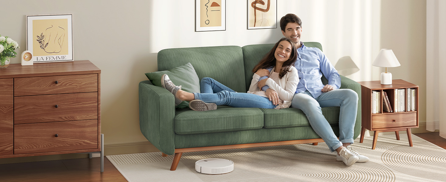 Comfy Corduroy Couch