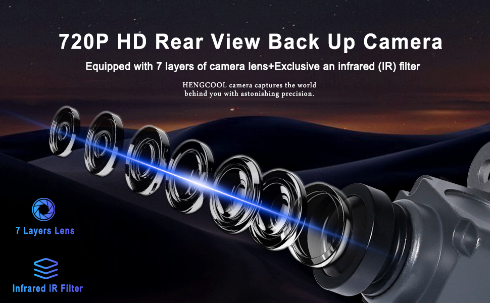 HENGCOOL 56038978AL Backup Camera, Rear Park Assist Camera